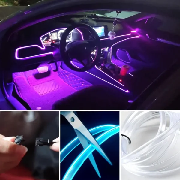 Elegantes Led Streifen Auto Ebenbild