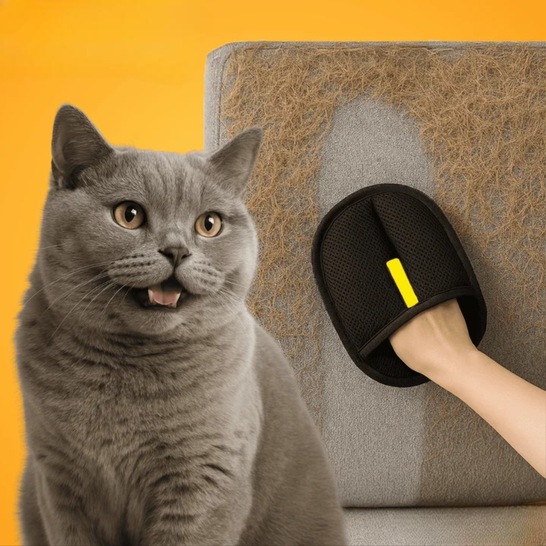 Handschuhe zur Haarentfernung bei Haustieren