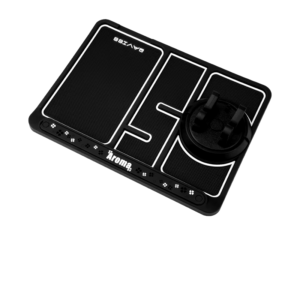 Sklisikker telefonholder for bilmatte