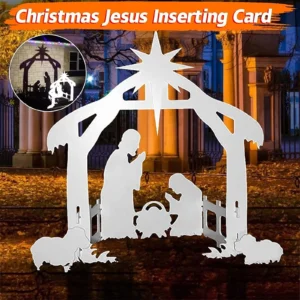 Julekrybbe utendørs