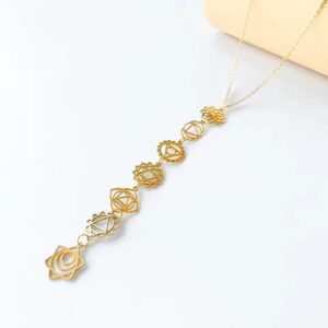 Halskjede med syv chakraer