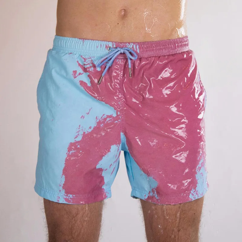 Fargeskiftende badeshorts