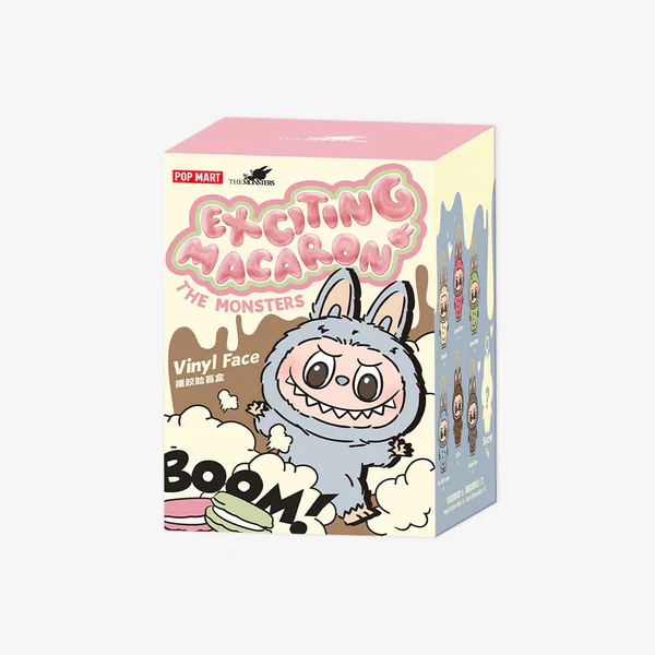 Labubu "Exciting Macaron" - mykt anheng (med overraskelseseske)
