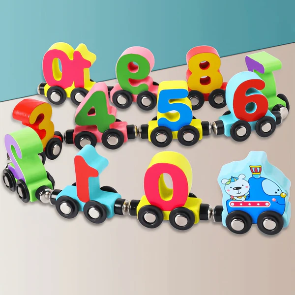 Magnetiske togvogner i tre