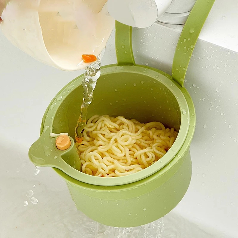 Filterkurv for vask med trykk-trykk