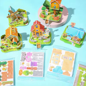 3D-sett med kreative eventyr (5 sett)