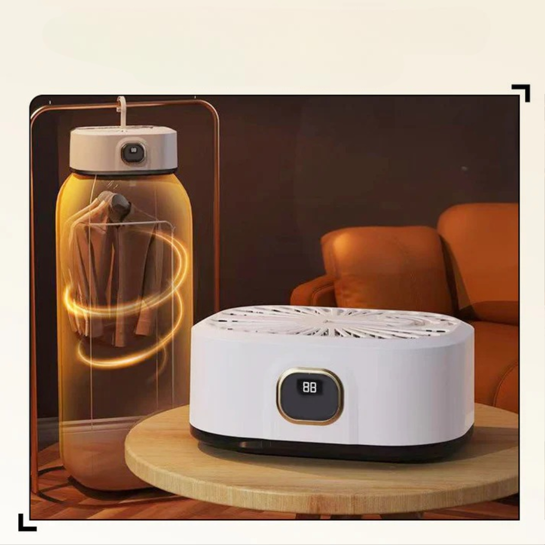 Bærbar minitørketrommel