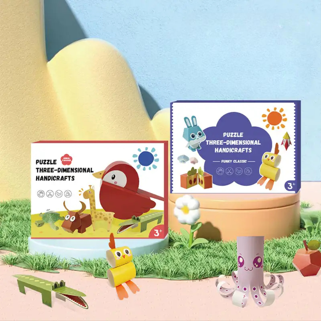 3D håndlaget origamibok