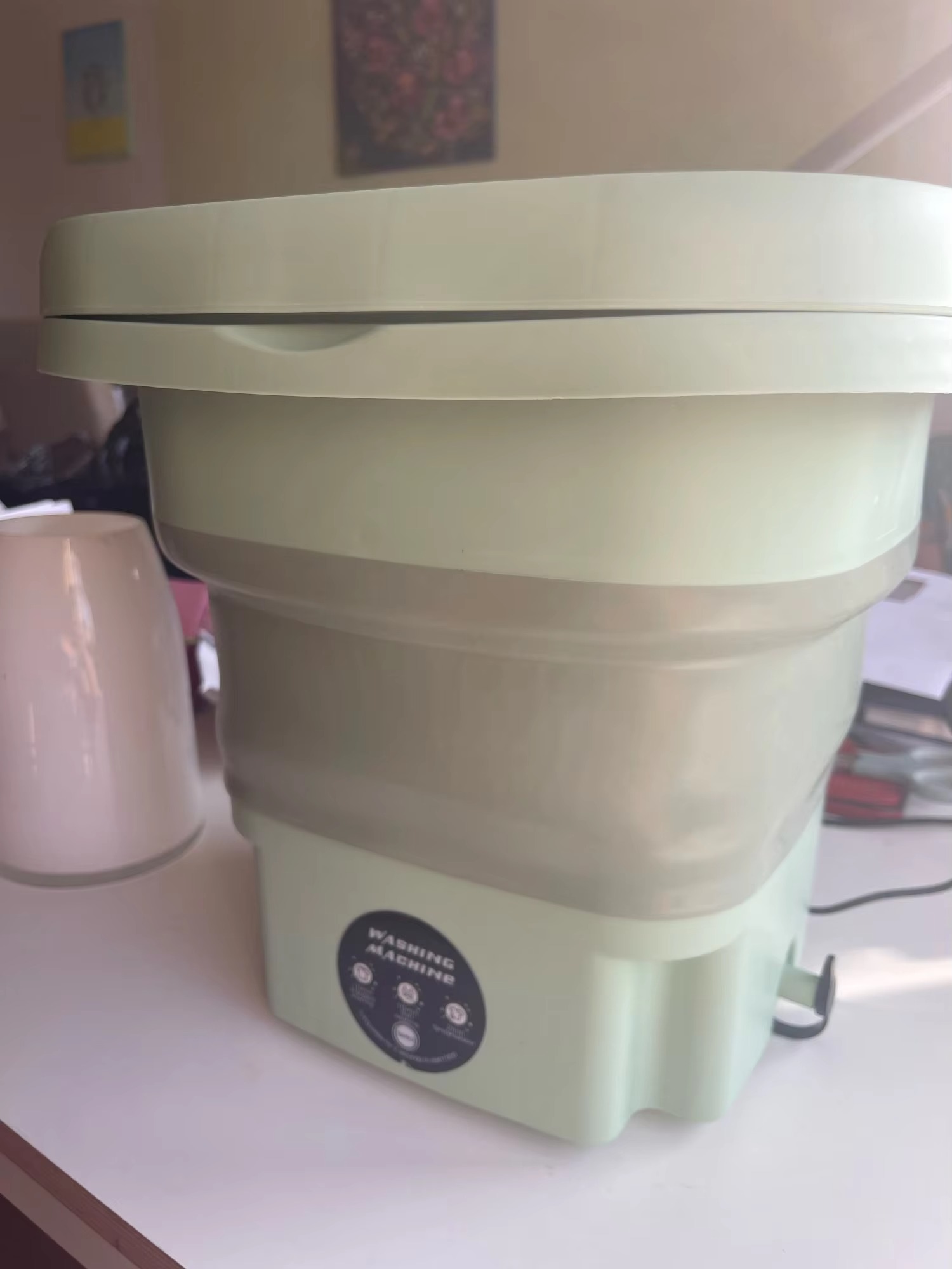 Hopfällbar tvättmaskin photo review