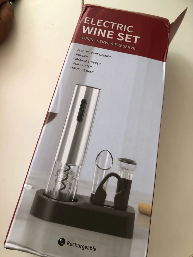 Elektrisk vinöppnare photo review