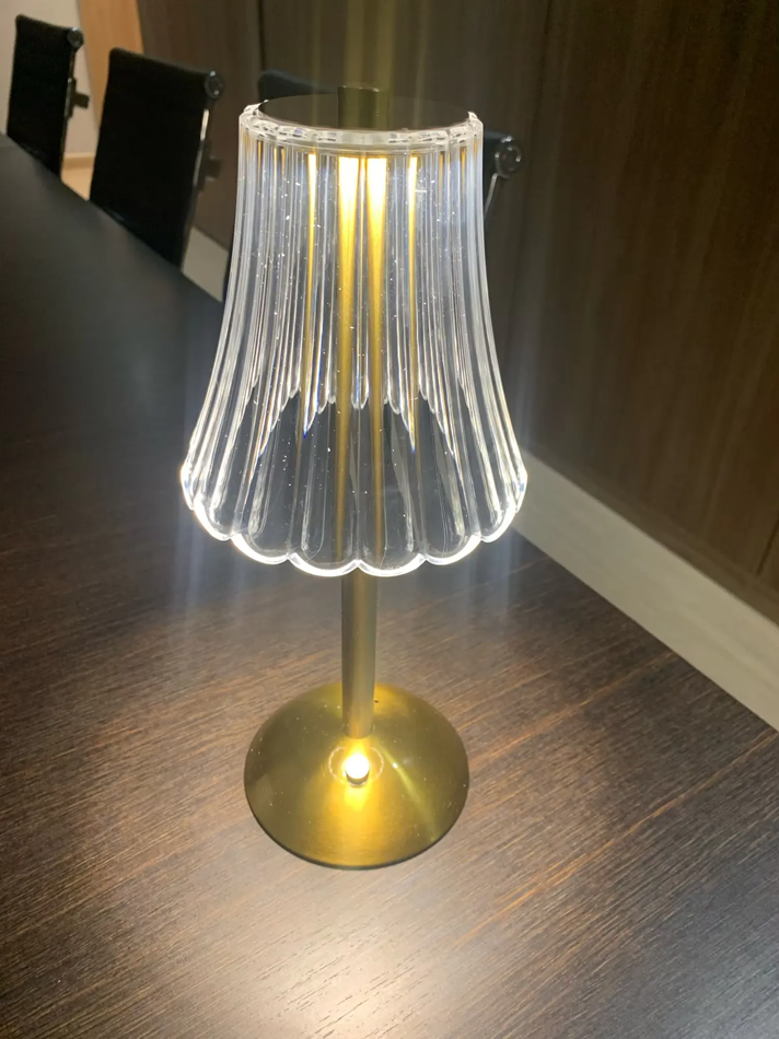 Bärbar LED skrivbordslampa photo review