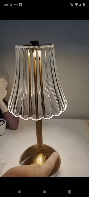 Bärbar LED skrivbordslampa photo review