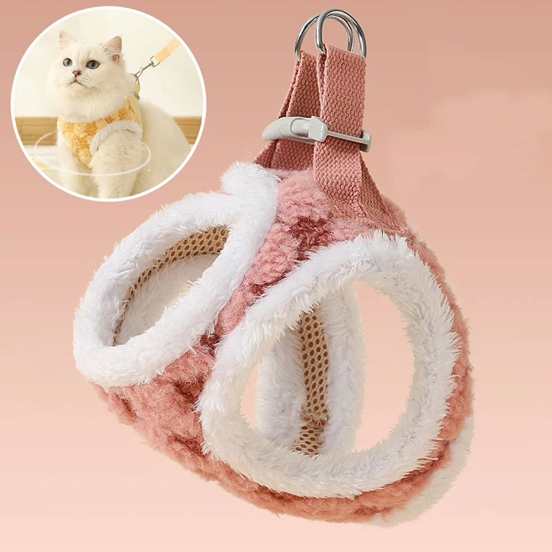 Mjuk katt sele koppel set