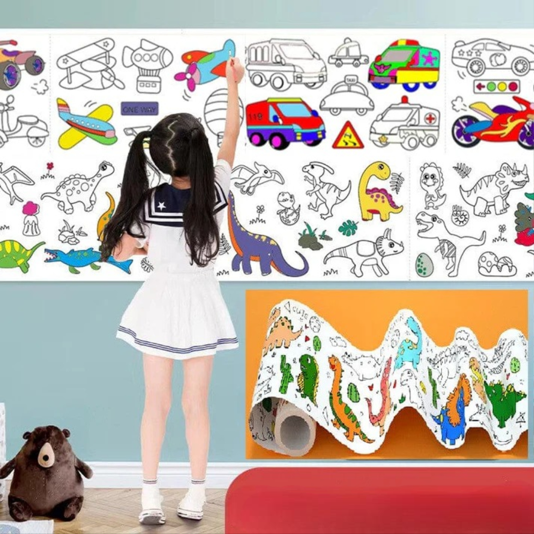 Färgläggningsrulle