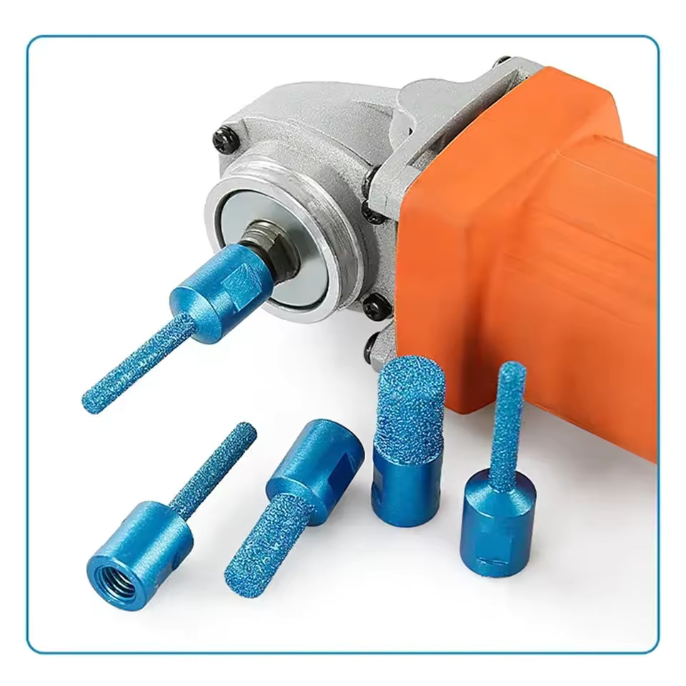 Sliphuvud med diamant