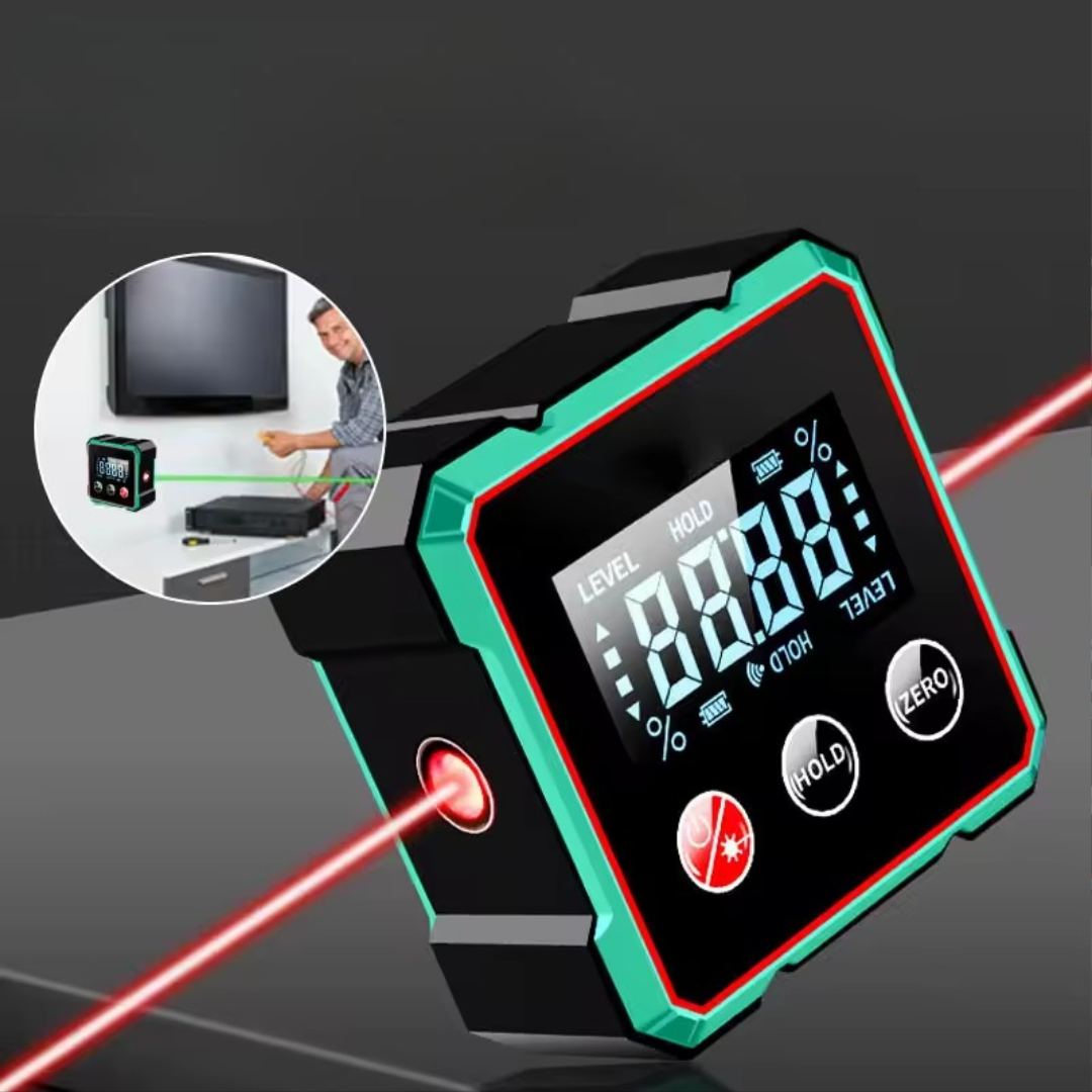 Digital vinkelmätare med laser