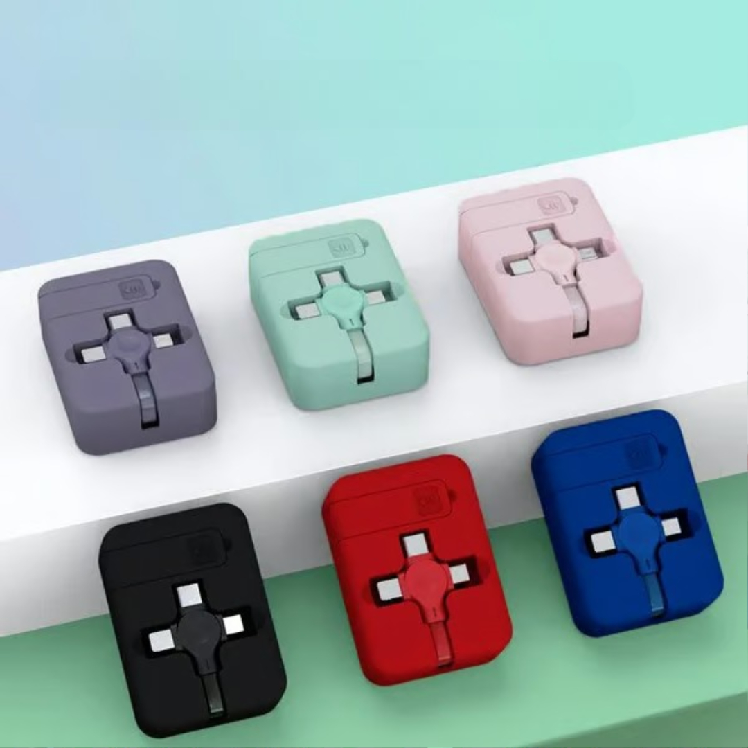 3-i-1-hållare för laddningskabel