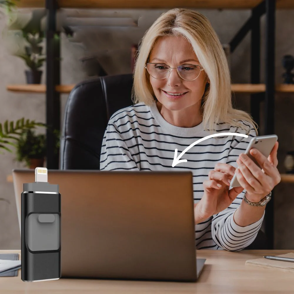 4 i 1 USB - blixtsnabb bildöverföring