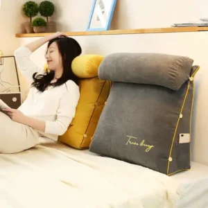 Triangular back pillow