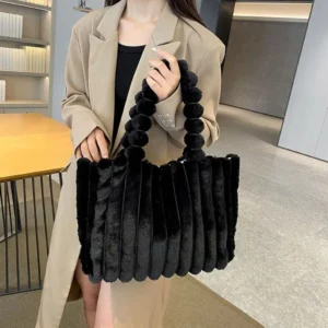 Vintage plush bag