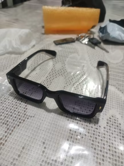 Retro square sunglasses photo review