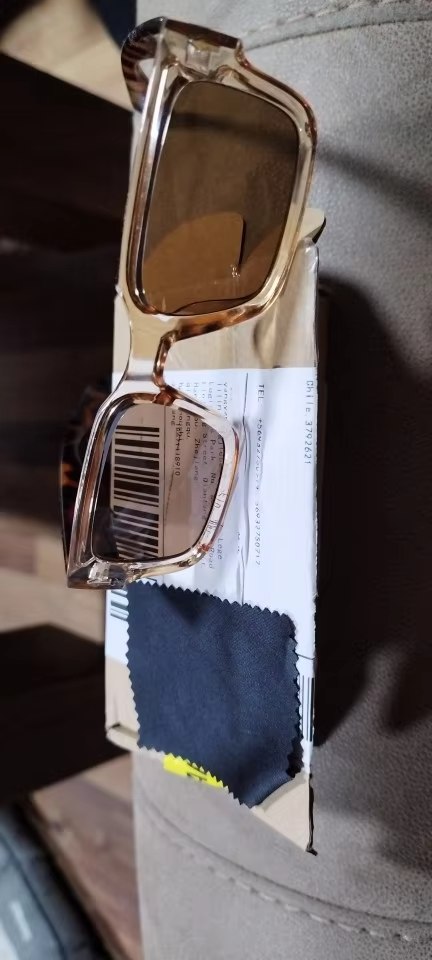 Retro square sunglasses photo review