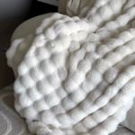 Rabbit fur blanket photo review