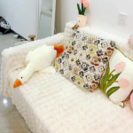 Rabbit fur blanket photo review