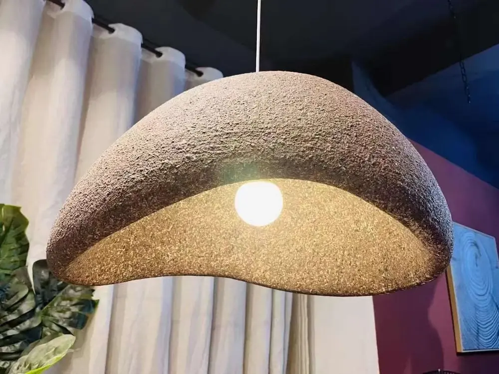 Cream LED chandelier photo review