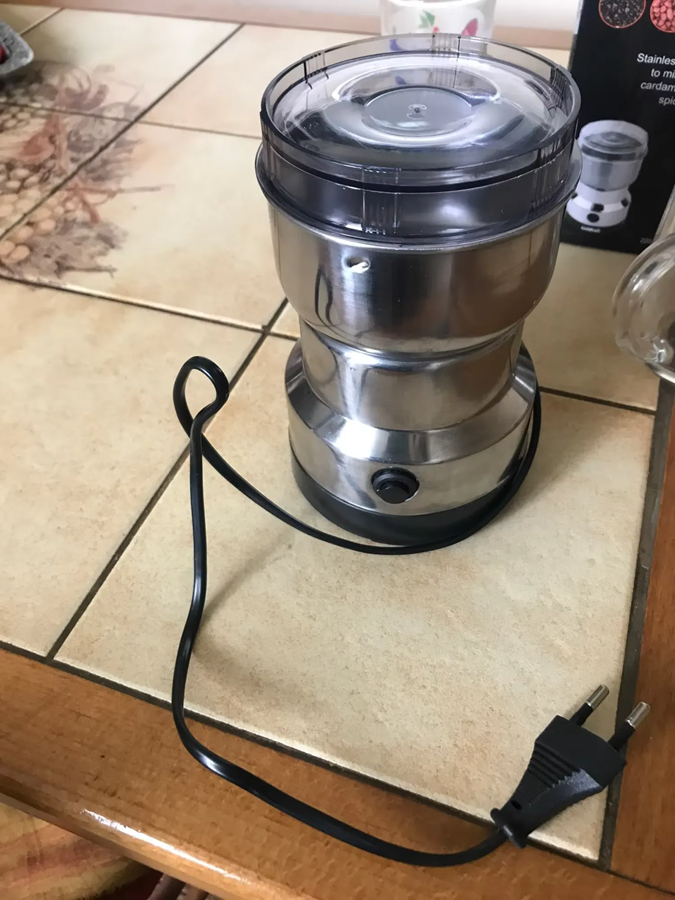 Electric grinder photo review