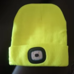 LED light beanie photo review