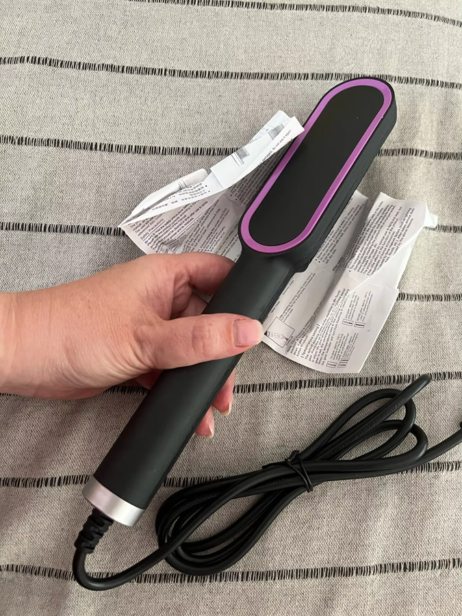 Hair straightening comb photo review