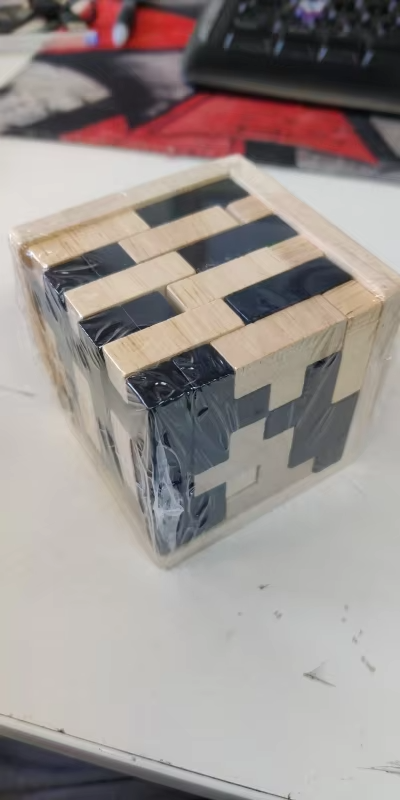 3D wooden cube puzzle photo review