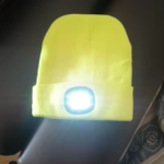 LED light beanie photo review