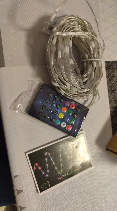 RGB LED string lights (5 m) photo review