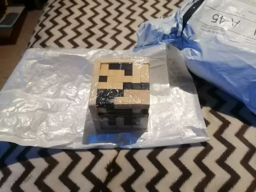 3D wooden cube puzzle photo review