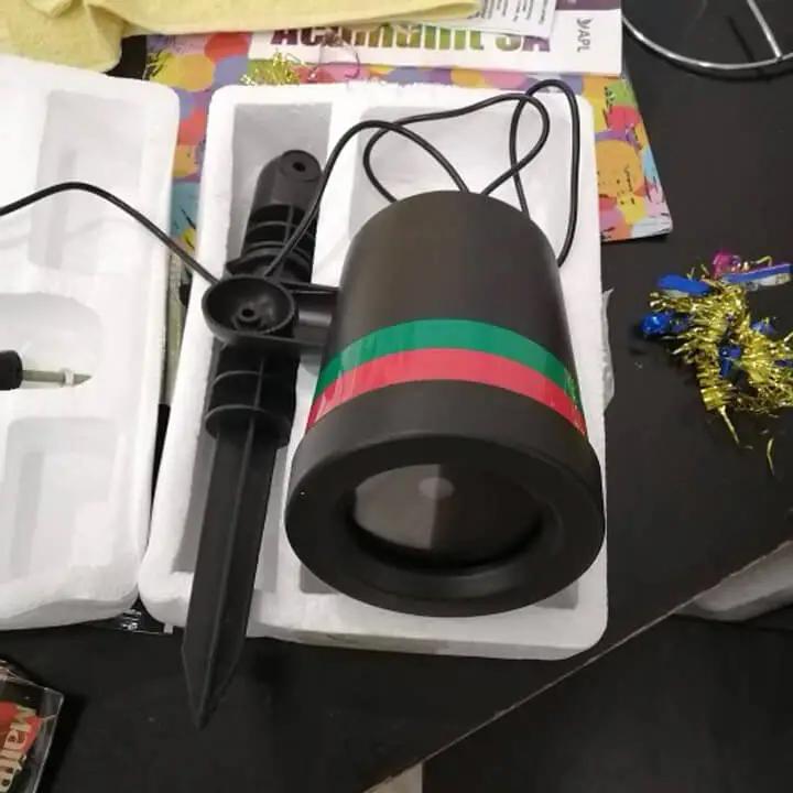 Christmas laser projector photo review