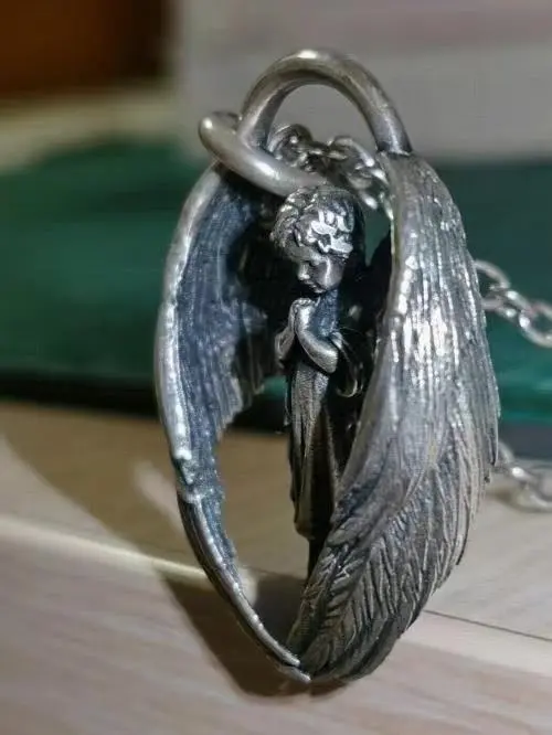Angel wings necklace photo review