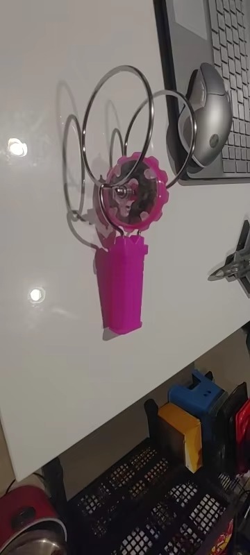 LED magnetic spinning top photo review