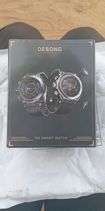 Smartwatch earbuds combo photo review