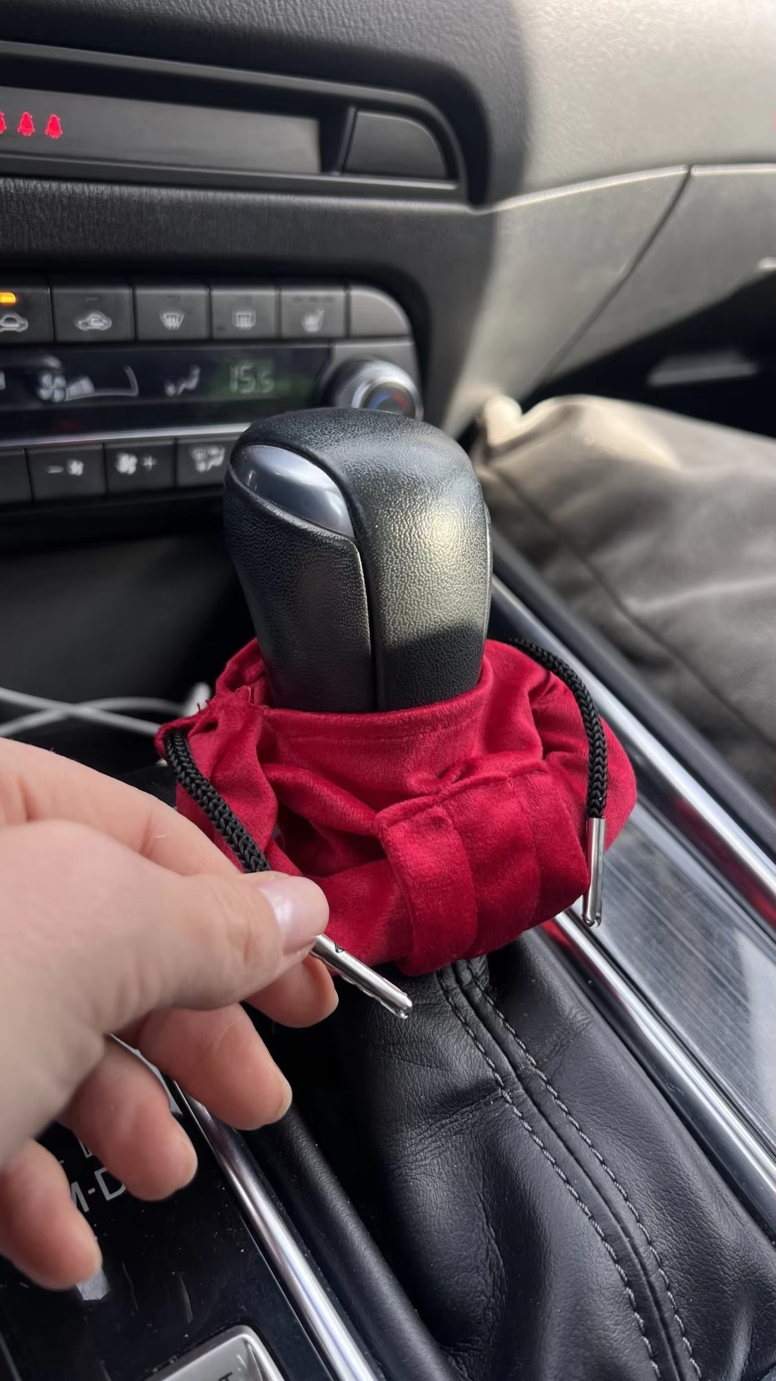 Hoodie gear shift cover photo review