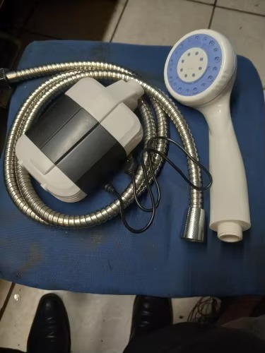 Portable shower pump photo review