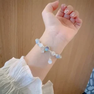 Moonstone star bracelet
