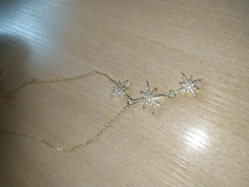 Women diamond necklace photo review