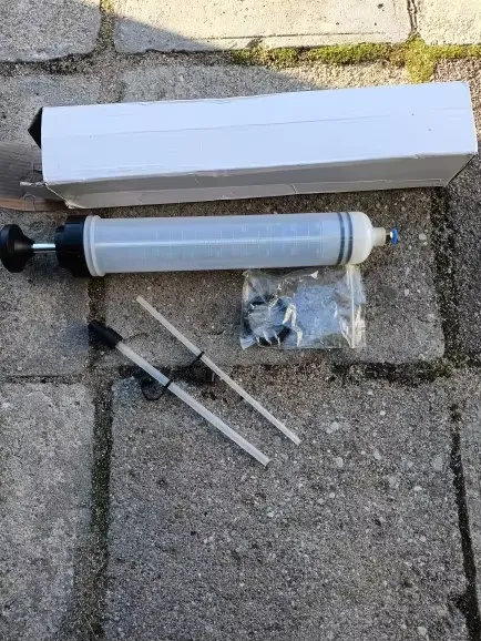 Oil transfer syringe photo review