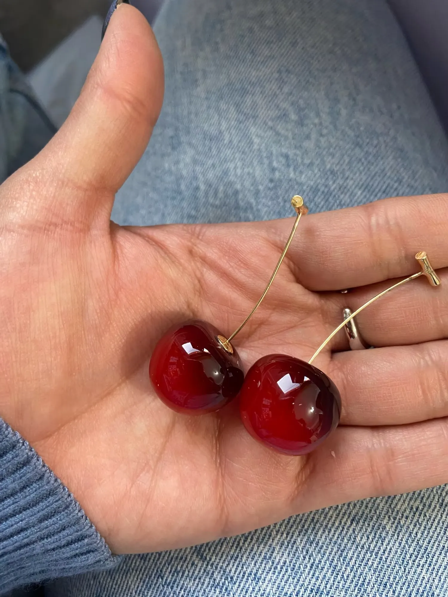 Fruit dangle earrings photo review
