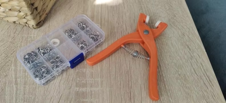 Snap button kit photo review