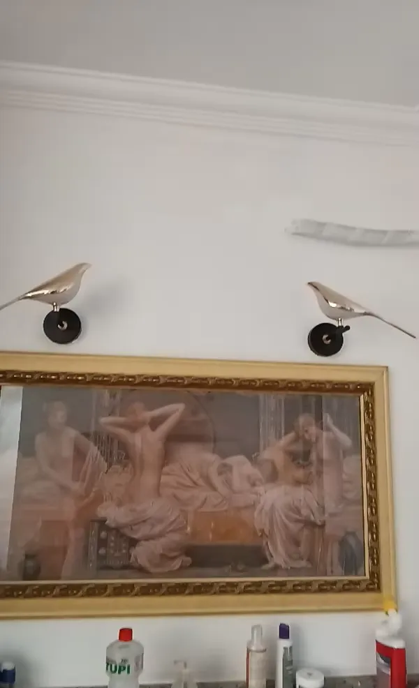 Golden bird lamp photo review