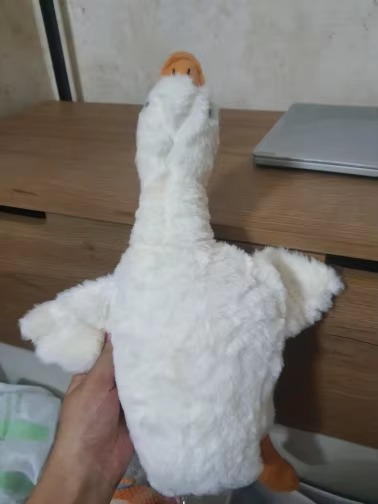Plush goose pillow photo review