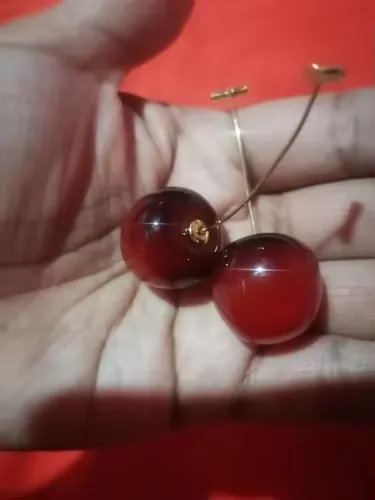 Fruit dangle earrings photo review